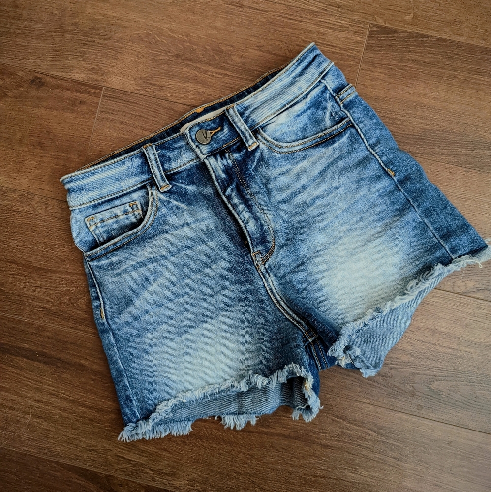 KanCan high-rise jean shorts